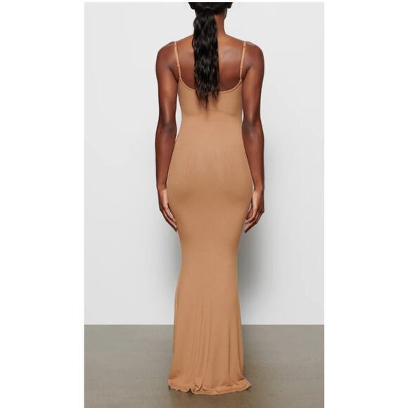 skims soft lounge long slip dress - Picture 8 of 8
